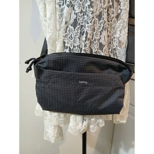 Bellroy Lite Crossbody Bag Black Grid Pattern Adjustable Strap